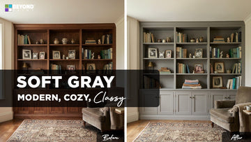 How to Paint Built-In Shelves Without Sanding
