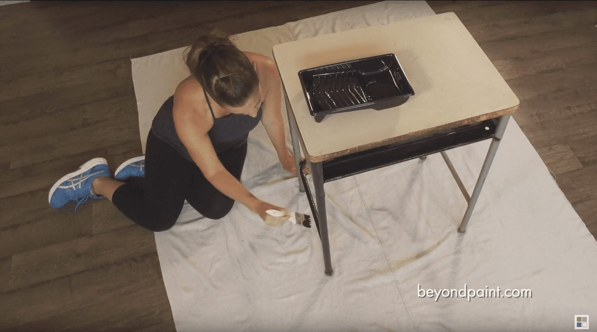 Beyond Paint | School desk Makeover | Using a Pint