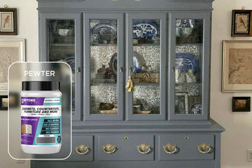 Best Gray Cabinet Paint Without Sanding – Pewter by Beyond Paint