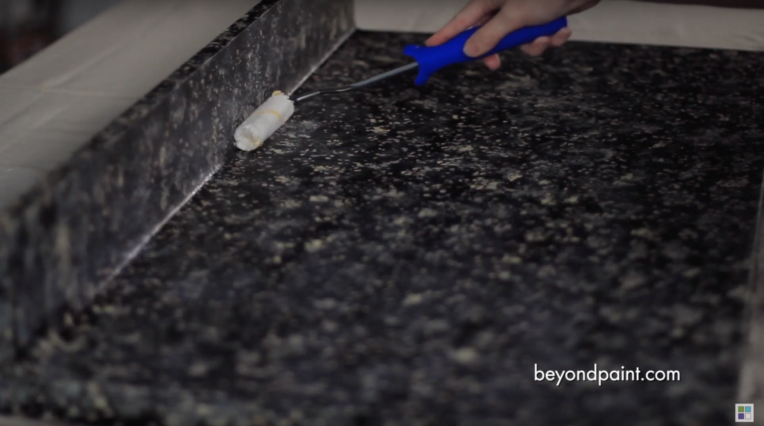 Beyond Paint | Countertop Makeover | Dual Color Application | Granite-Like Finish