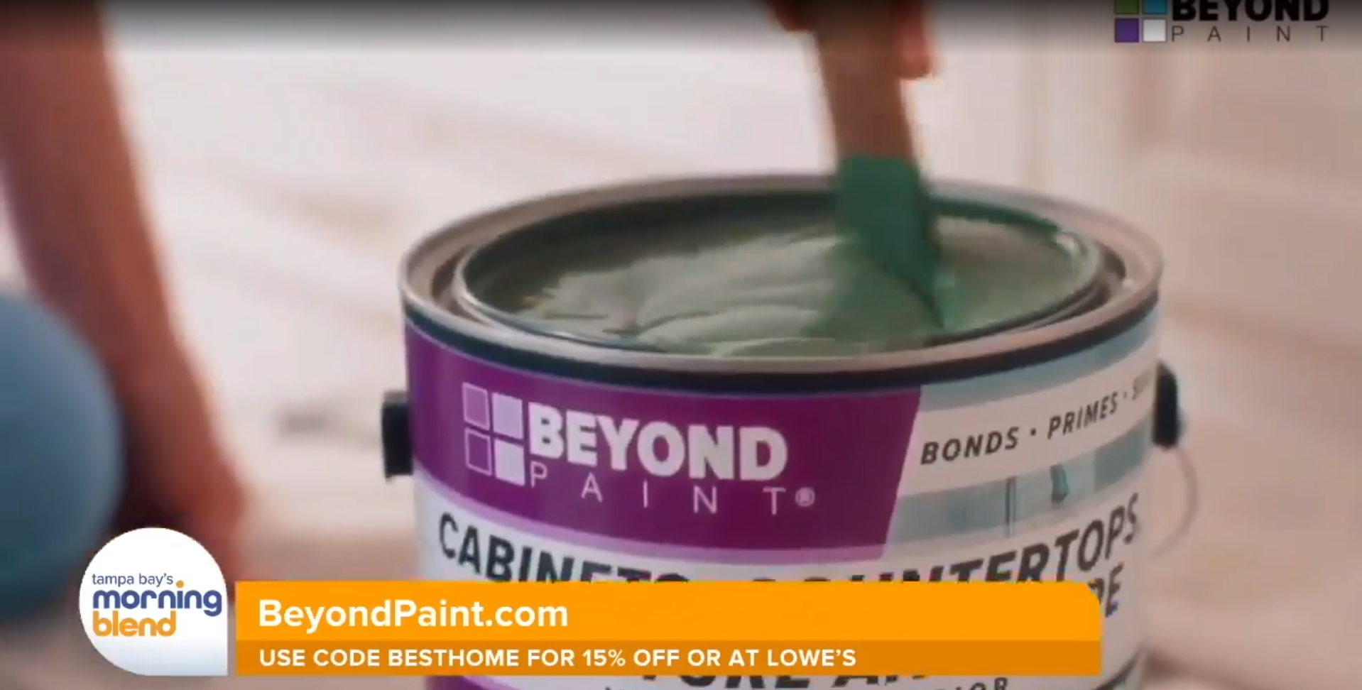 Beyond Paint Color Samples Beyond Paint Featured on Morning Blend