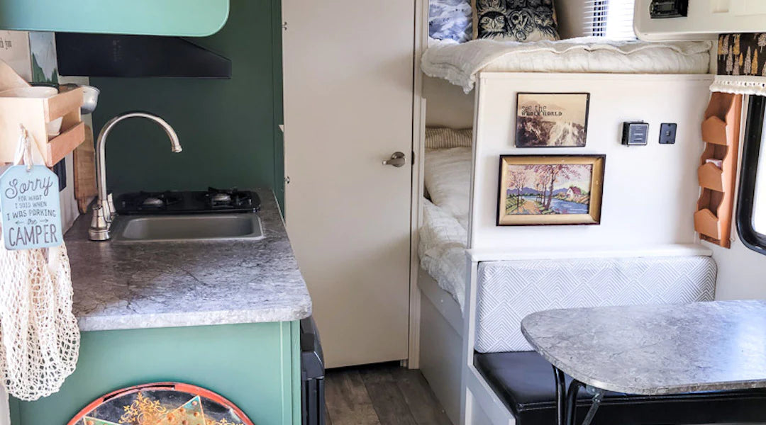 Salvaged Living RV Dream Comes True with Beyond Paint