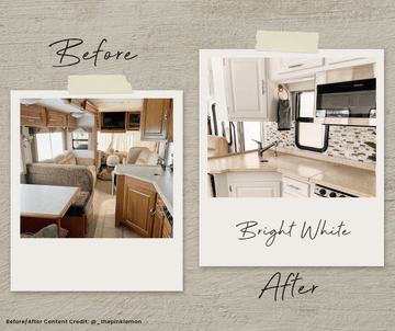 Enliven Your Kitchen Cabinets with Beyond Paint: Bright White