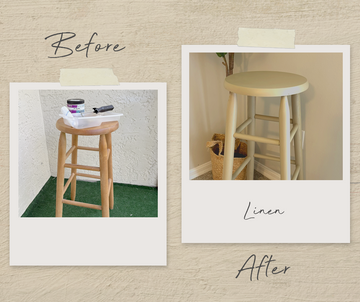 A Touch of Linen: Simple Steps to a Stunning Barstool Makeover