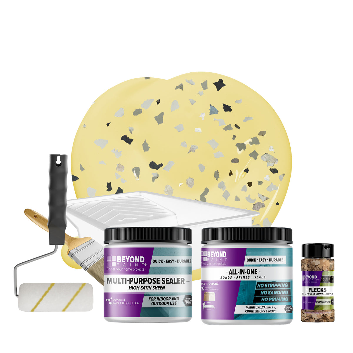 Beyond Paint Color Samples BEYOND PAINT® Smoked Gray Countertop Makeover Kit