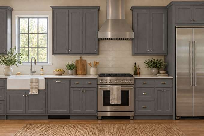 Graphite cabinet color preview
