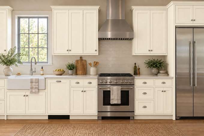 Porcelain cabinet color preview