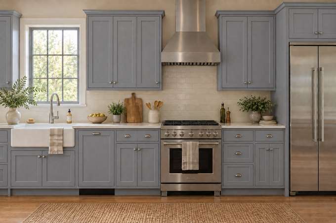 Slate cabinet color preview