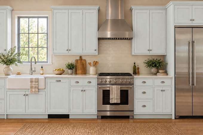 Smoked Pearl cabinet color preview