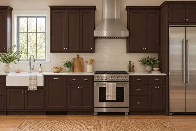 Truffle cabinet color preview